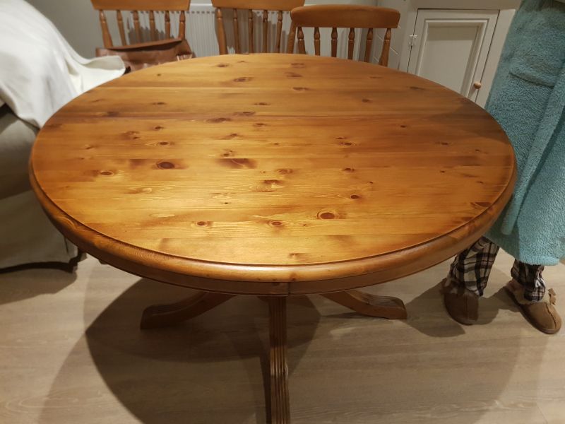 Pine Table Top After: Swipe To View More Images