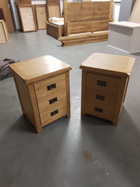 Oak Bedsides - Before: Swipe To View More Images