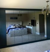 Fitted Wardrobe with Mirror Doors