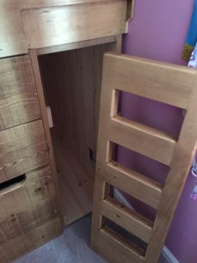 Click Here To Enlarge This Photo Of Rustic Pine Cabin Bed