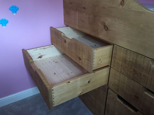 Click Here To Enlarge This Photo Of Rustic Pine Cabin Bed