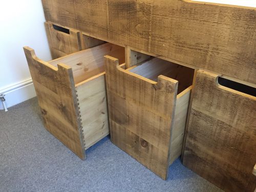 Click Here To Enlarge This Photo Of Rustic Pine Cabin Bed