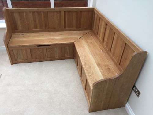 Click Here To Enlarge This Photo Of Wentworth Oak Corner Bench