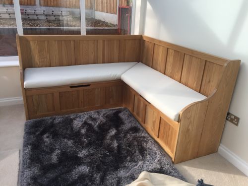 Click Here To Enlarge This Photo Of Wentworth Oak Corner Bench