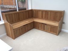 Wentworth Oak Corner Bench