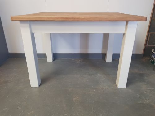 Click Here To Enlarge This Photo Of FarmhouseTable with Square Legs