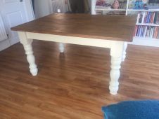 FarmhouseTable with Turned Legs