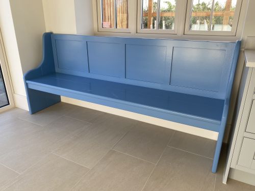 Click Here To Enlarge This Photo Of Rustic Plank Style Monks Bench &lpar;No Storage&rpar;