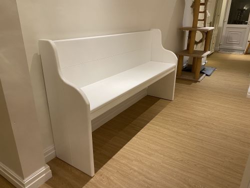 Click Here To Enlarge This Photo Of Rustic Plank Style Monks Bench &lpar;No Storage&rpar;