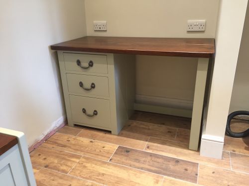 Click Here To Enlarge This Photo Of Single Pedestal Desk