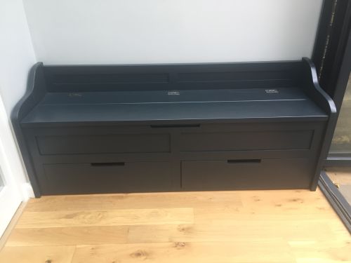 Click Here To Enlarge This Photo Of Window Seat with Drawers