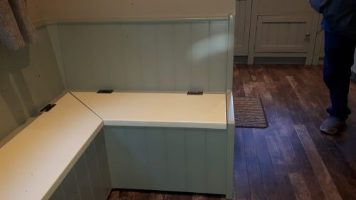 Click Here To Enlarge This Photo Of Grooved Corner Bench