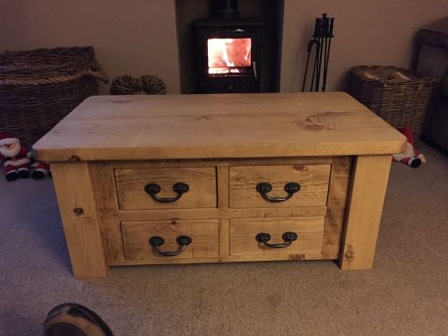 Click Here To Enlarge This Photo Of Rustic Coffee Table