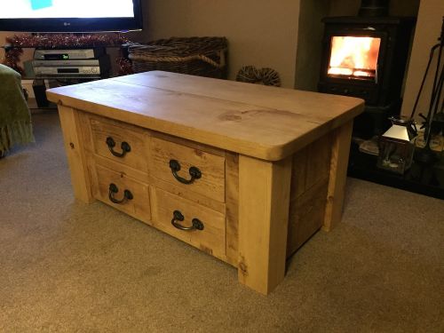 Click Here To Enlarge This Photo Of Rustic Coffee Table