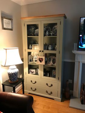 Click Here To Enlarge This Photo Of Glazed Display Cabinet