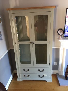 Click Here To Enlarge This Photo Of Glazed Display Cabinet