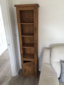 Slim Bookcase with Cupboard