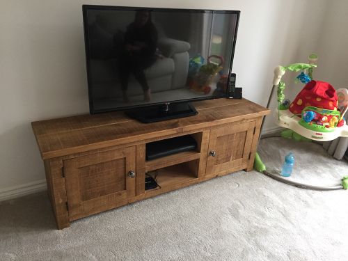 Click Here To Enlarge This Photo Of Rustic TV Unit