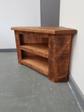 Click Here To Enlarge This Photo Of Rustic Corner TV Unit