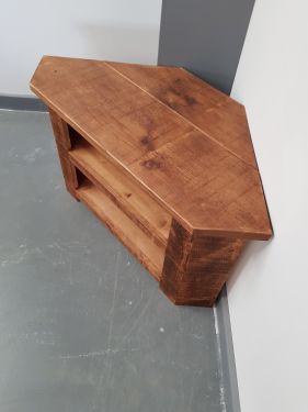 Click Here To Enlarge This Photo Of Rustic Corner TV Unit