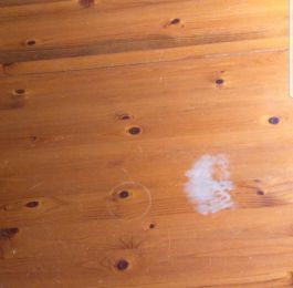 Pine Table Top Before: Click Here To View Larger Image